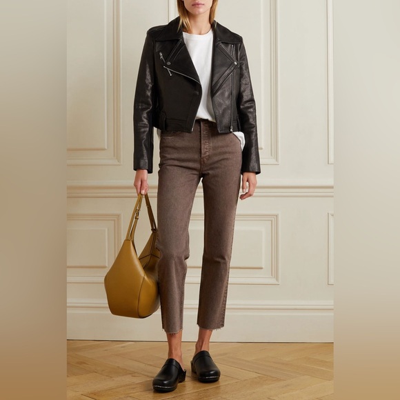 Re/Done Denim - Re/Done 70s High Rise Stove Pipe Straight-Leg Jeans 26